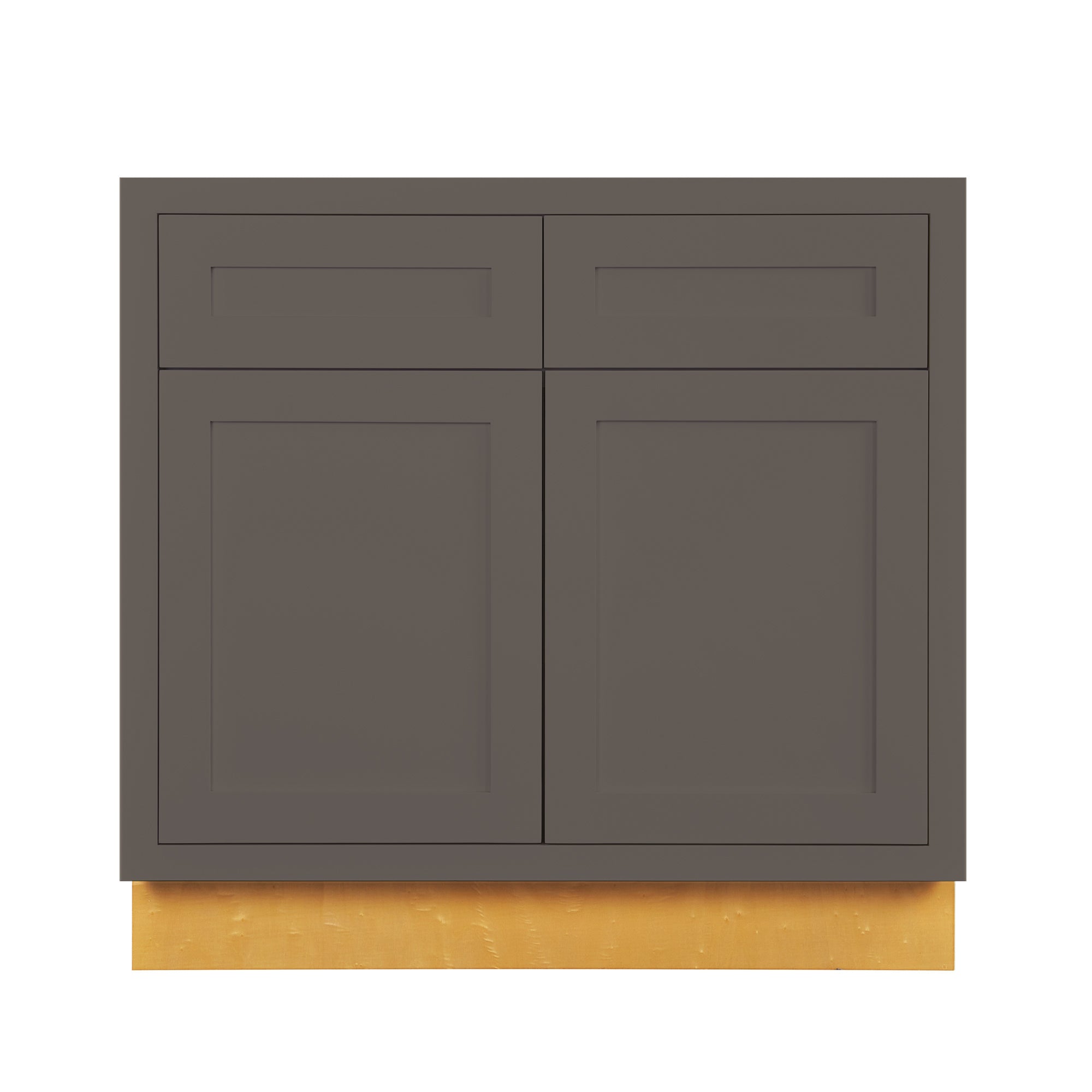 Modern Black Shaker Framed RTA Kitchen Cabinets