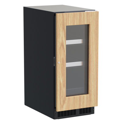 Marvel 15" Beverage Center With Panel Ready, Glass Door, Lock, and Reversible Door
