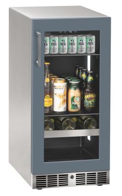 Marvel 15" Beverage Center With Panel Ready, Glass Door, and Reversible Hinge Lock