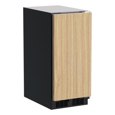 Marvel 15" Low Profile Clear Ice Machine With Pump, Panel Ready, Solid Door, and Reversible Door