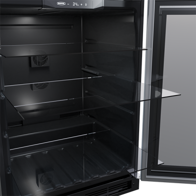 Marvel 24" Beverage Center With Stainless Steel, Glass Door, and Reversible Door