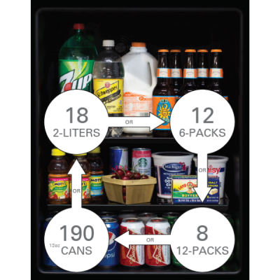 Marvel 24" Beverage Center With Stainless Steel, Glass Door, and Reversible Door