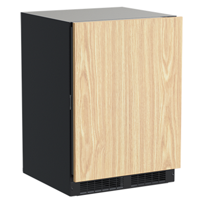 Marvel 24" Refrigerator Freezer with Crescent Ice Maker With Panel Ready, Solid Door, and Reversible Door