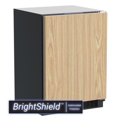 Marvel 24" Refrigerator With BrightShield, Panel Ready, Solid Door, and Reversible Door