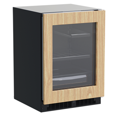 Marvel 24" Refrigerator With Panel Ready, Glass Door, and Reversible Door