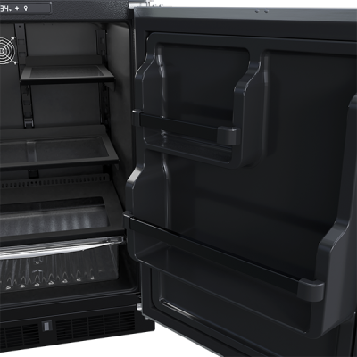 Marvel 24" Refrigerator With Stainless Steel, Solid Door, and Right Hinge