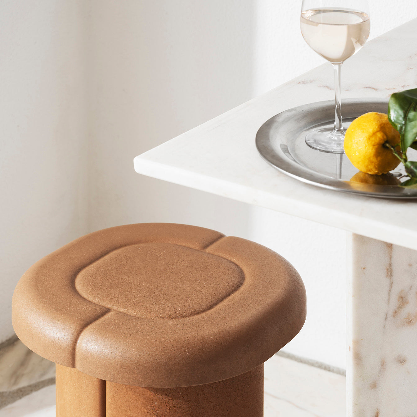 Mater Alder Terracotta Stool