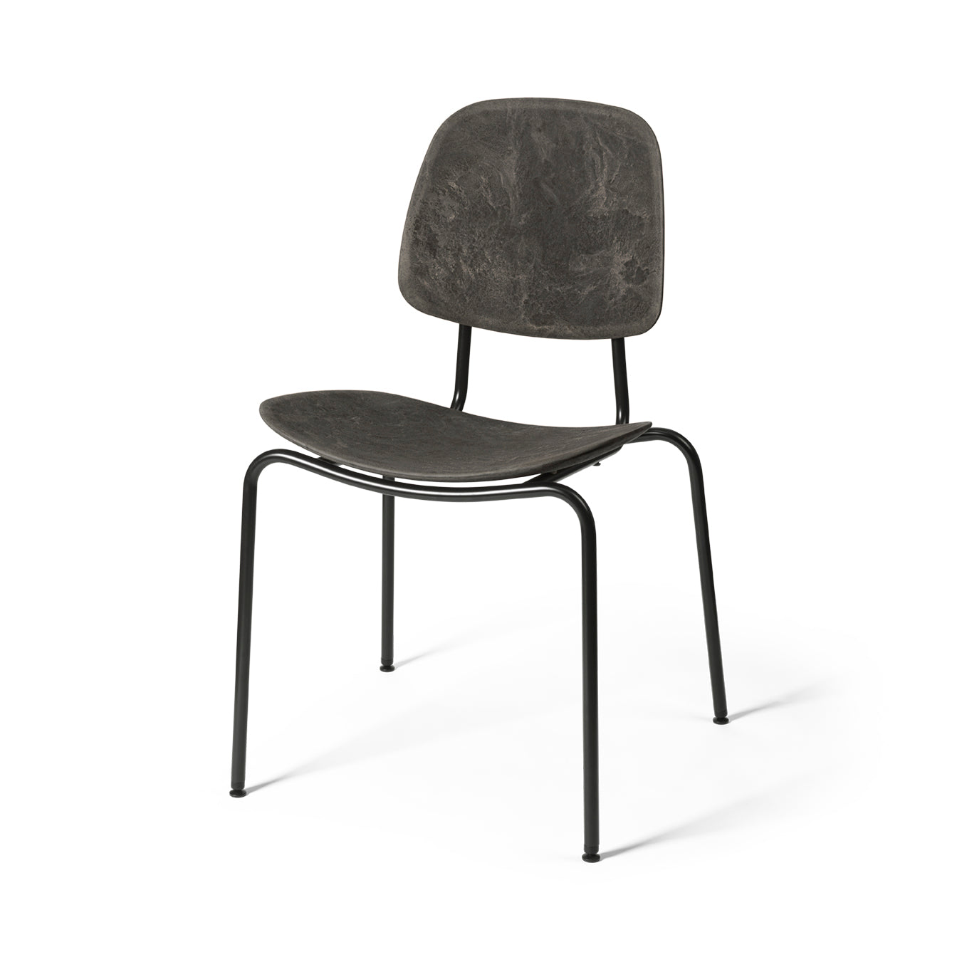 Mater Compound Dining Chair With Black Coffee Waste Seat