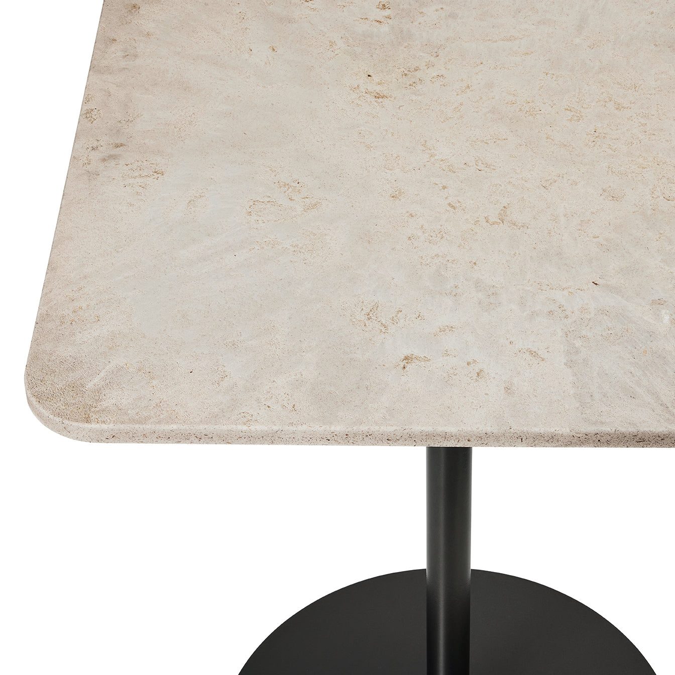 Mater Gray Square Wood Waste Café & Bar Table Top