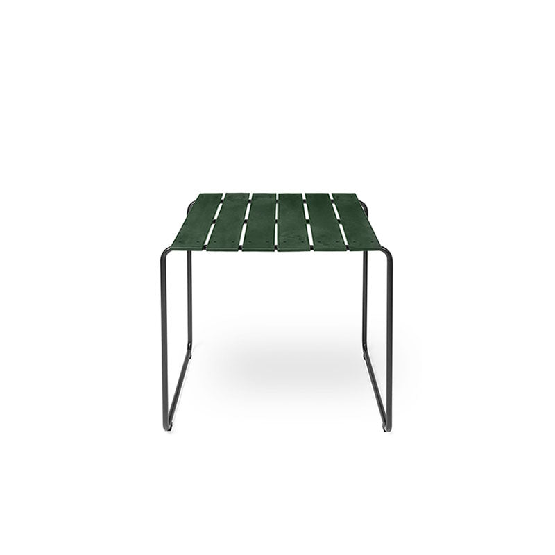 Mater Ocean 2-Person OC2 Table, Green Recycled Materials With Gunmetal Frame by Jørgen & Nanna Ditzel