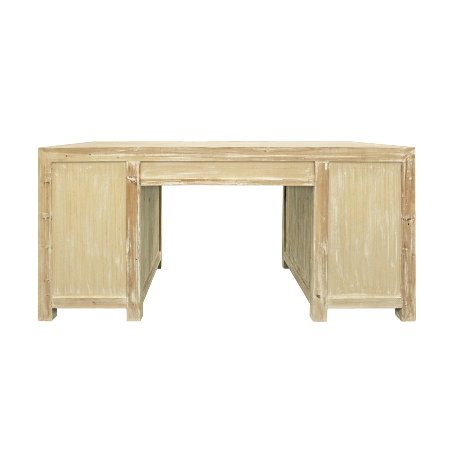 Meva Bailey Hawkins 63" 12-Drawer Beige Desk
