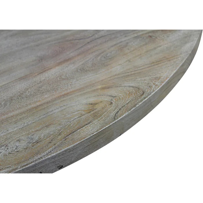 Meva Braxton 7-Piece Dining Set With 72" Round Dining Table and 3 Sets of Clive Mink Chairs