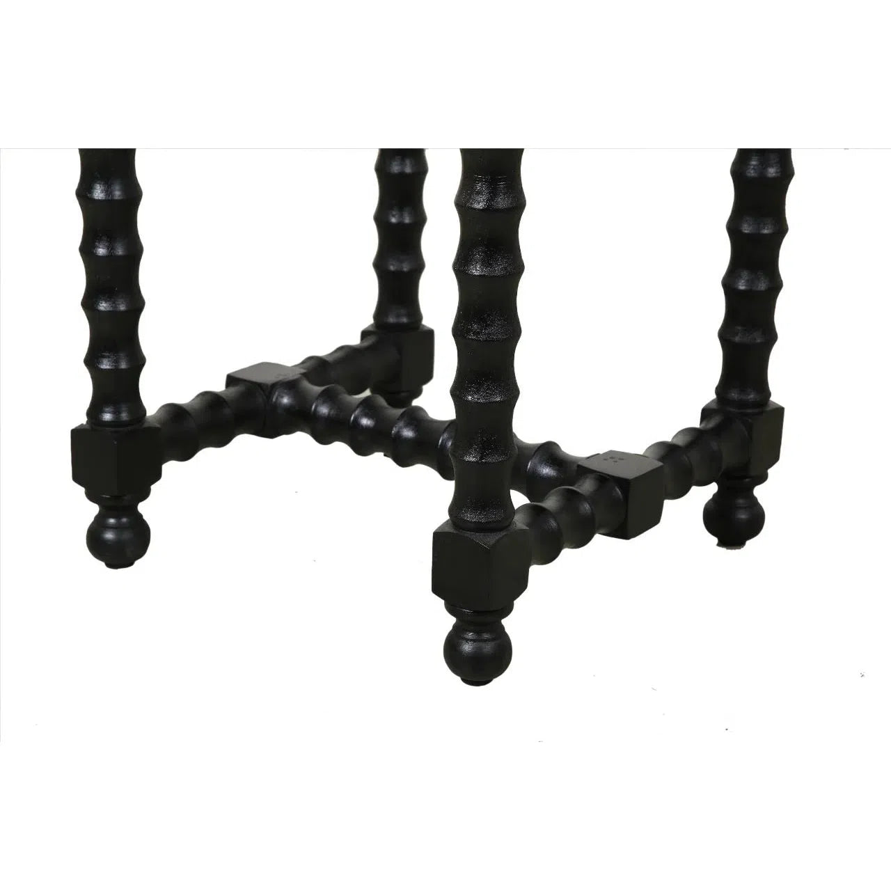 Meva Cranberry 20" Gold/Marble End Table With Marble Top