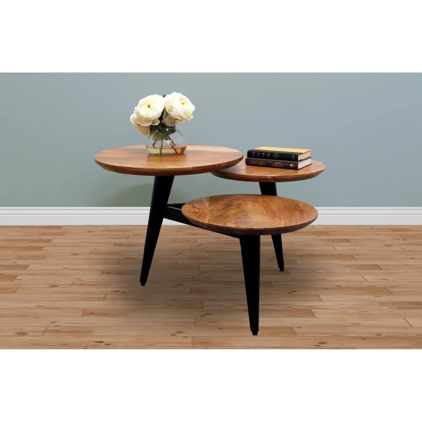 Meva Edna 35" Natural Mango Wood Coffee Table