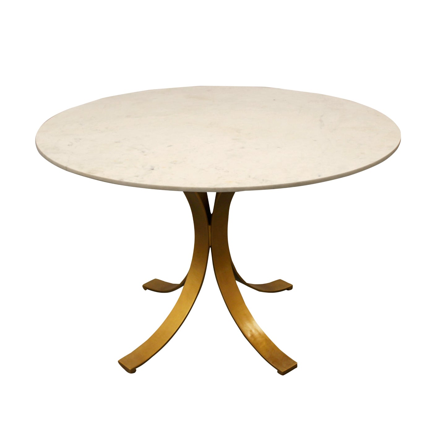 Meva Haskell 48" Ivory Round Dining Table