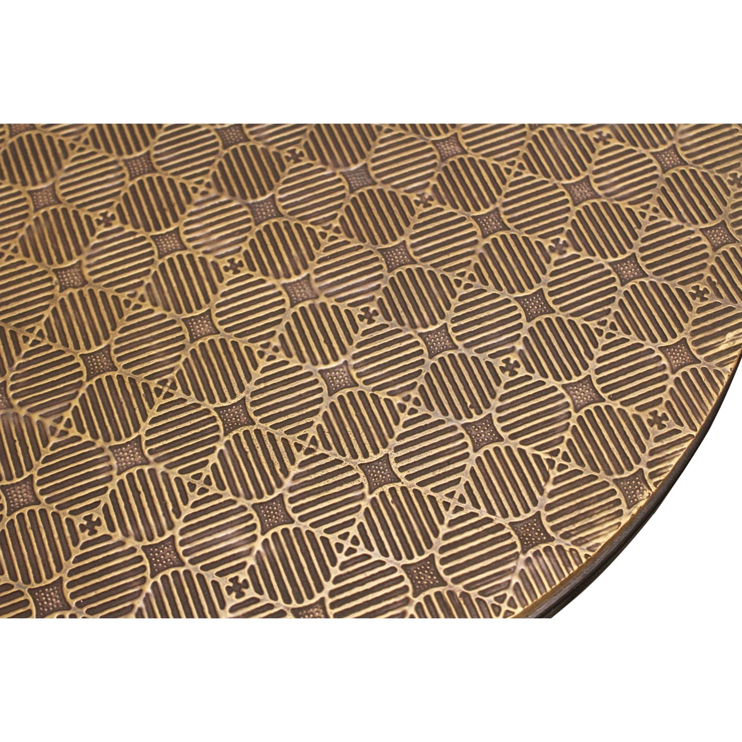 Meva Jolt 18" Brass Nesting Table