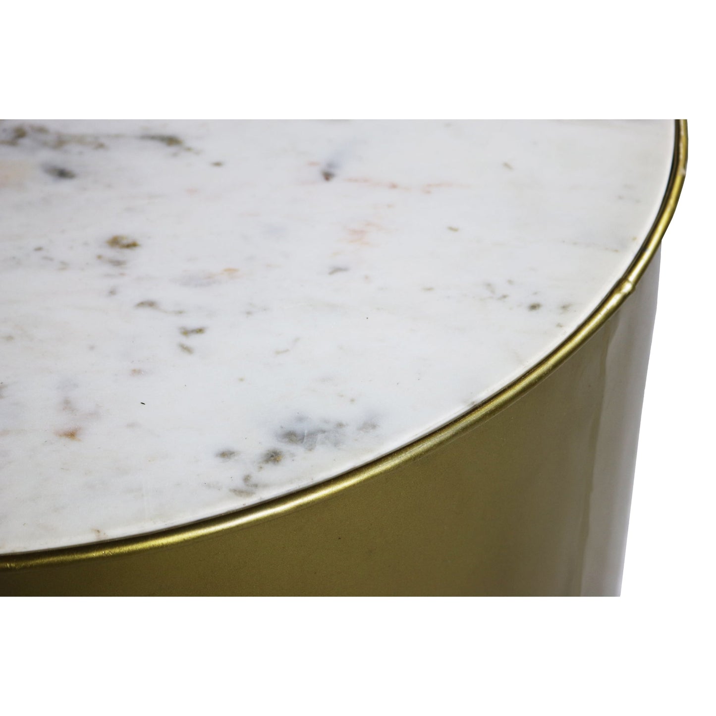 Meva Kendall 22" Antique Brass End Table