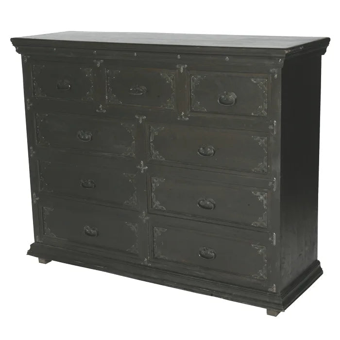 dark brown black dresser Meva Pendleton 60
