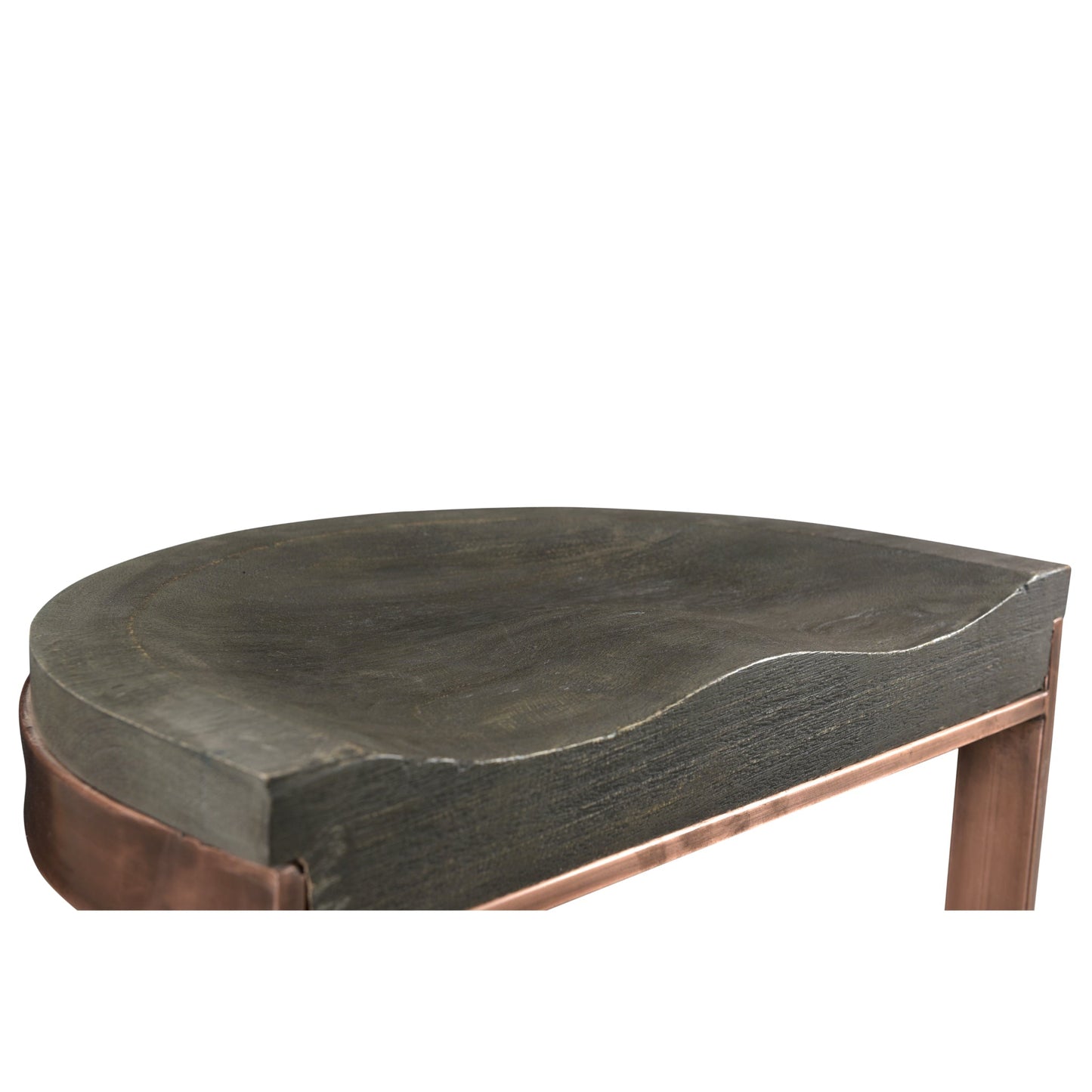 Meva Redondo Pinto 20" Gray/Copper Counter Stool