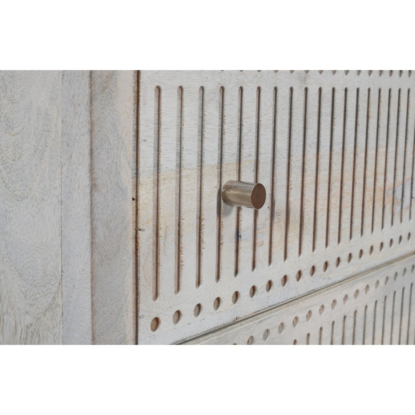 Meva Sarah 28" 2-Drawer Ivory Nightstand