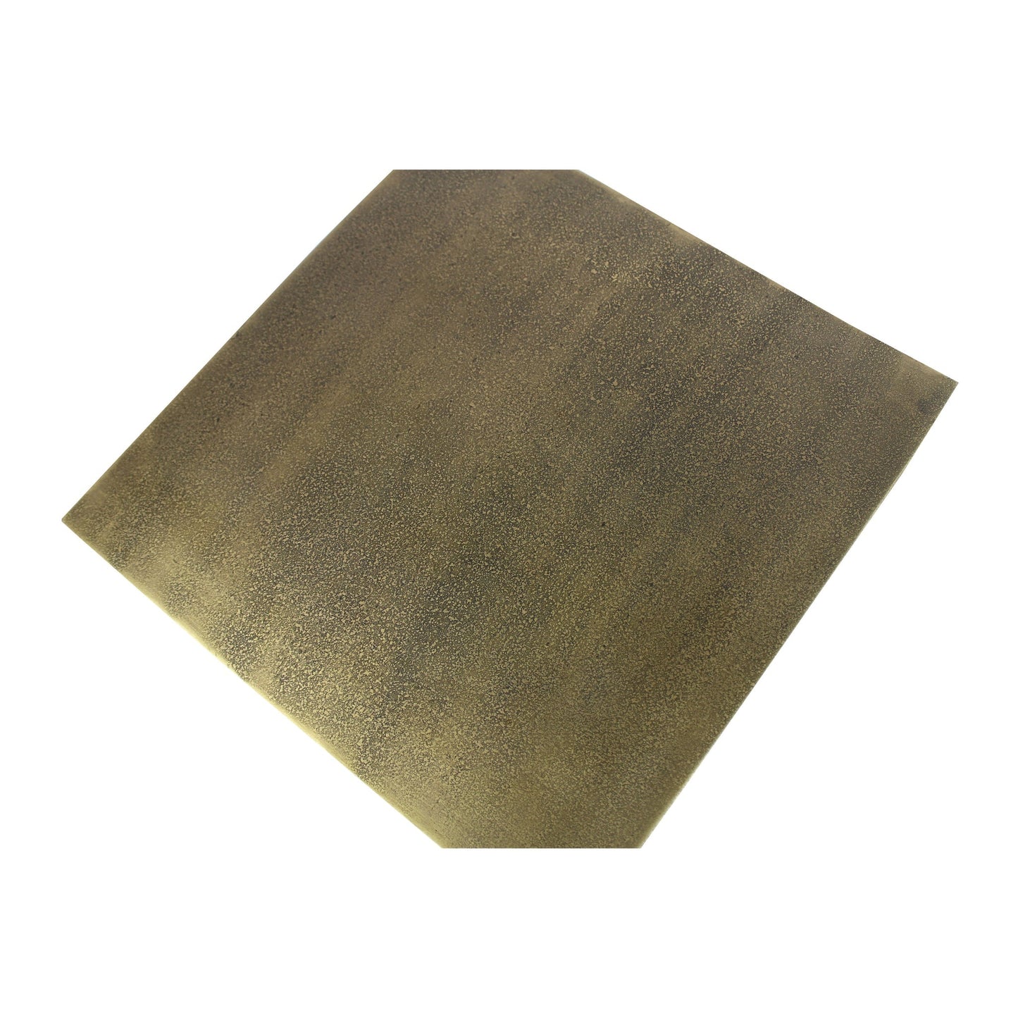 Meva Sheridan 12" Antique Brass Side Table