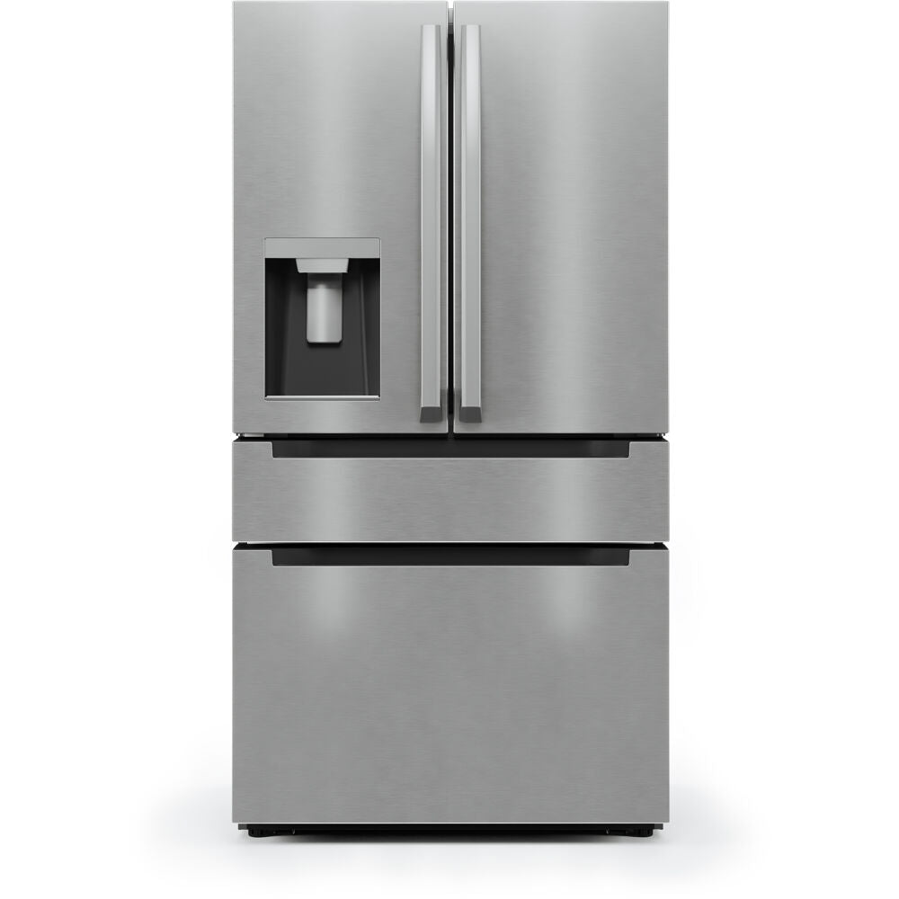 Midea Smart 22 CuFt. 4-Door French Door Refrigerator With Dual Ice Maker - MRQ22D7AST