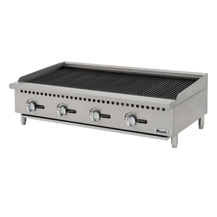 Migali C-CR48 48″ Wide Char-Rock Broiler - 140,000 BTU