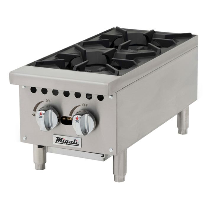 Migali C-HP-2-12 12″ 2 Burner Hot Plate