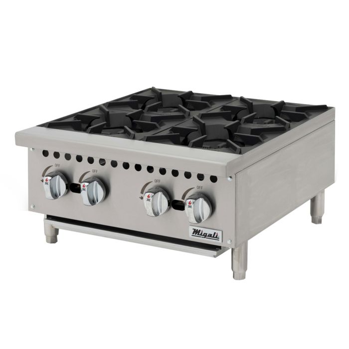 Migali C-HP-4-24 24″ 4 Burner Hot Plate