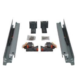 NKBC Drawer Glide For 21" D CAB - Full Extension - Soft Close - Undermount