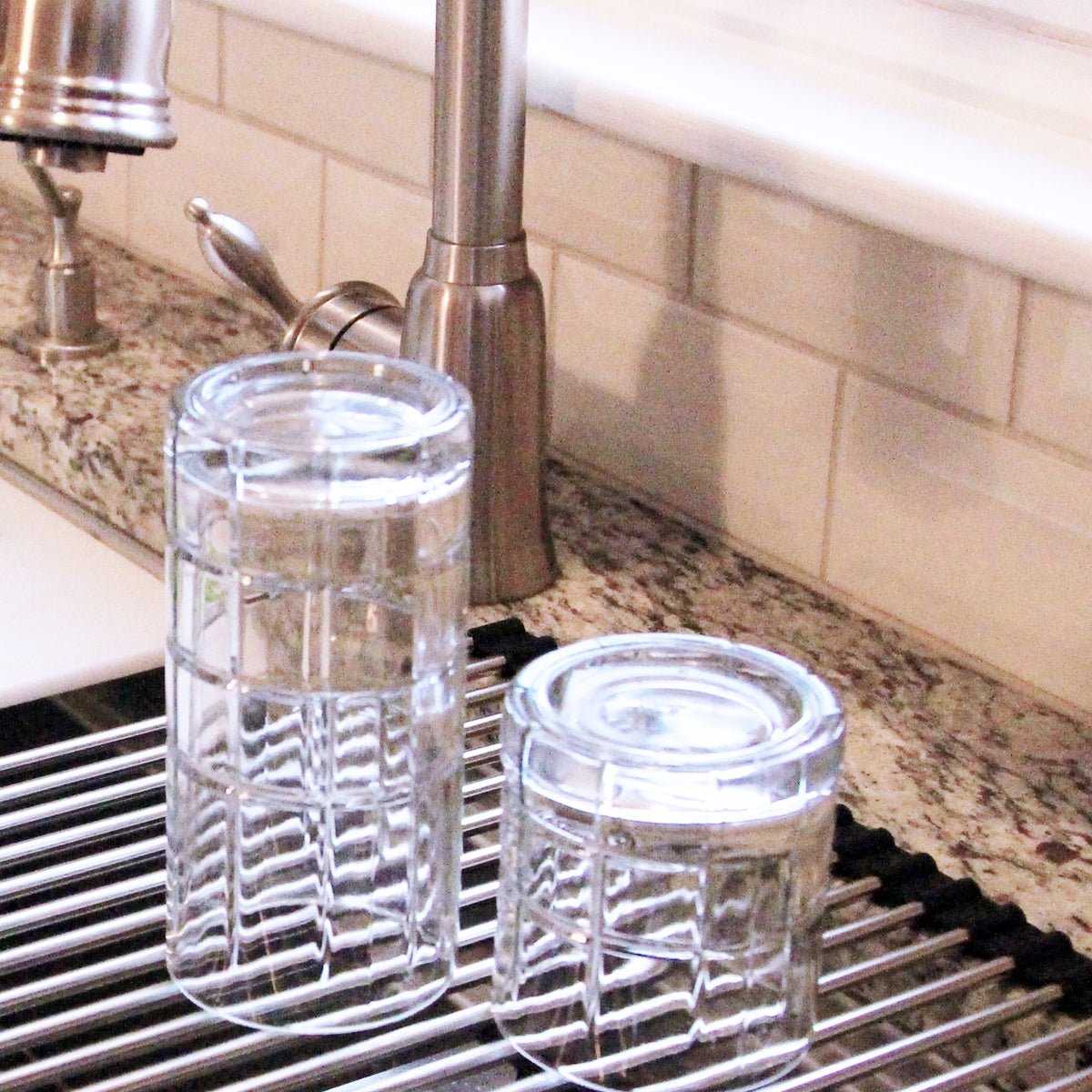 Nantucket Sinks Premium Kitchen 12" Stainless Steel Roll Up Kitchen Mat