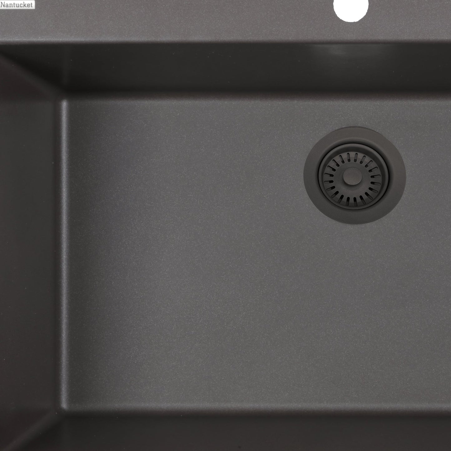 Nantucket Sinks Premium Kitchen 5" Brown Polymer and Plastic Basket Strainer Kitchen Drain For Granite Composite Sinks
