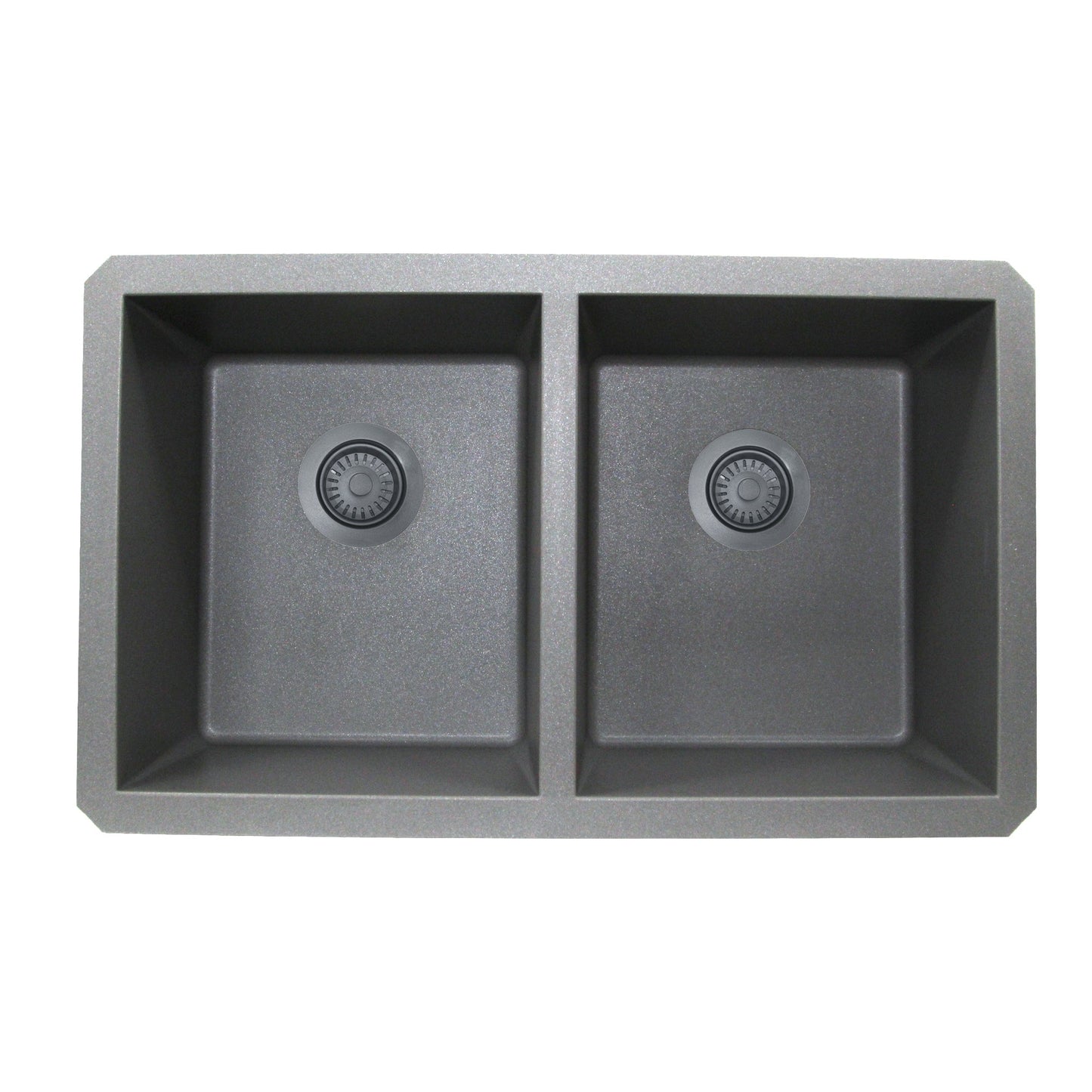 Nantucket Sinks Premium Kitchen 5" Titanium Polymer and Plastic Disposal Trim For Granite Composite Sinks