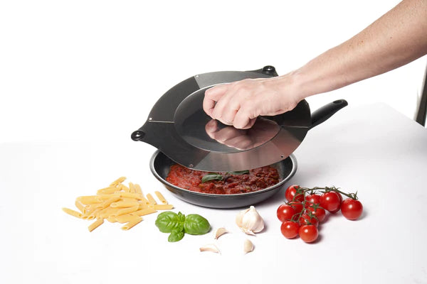 Olipac 5" -12" Stainless Steel Fan Lid for Pots