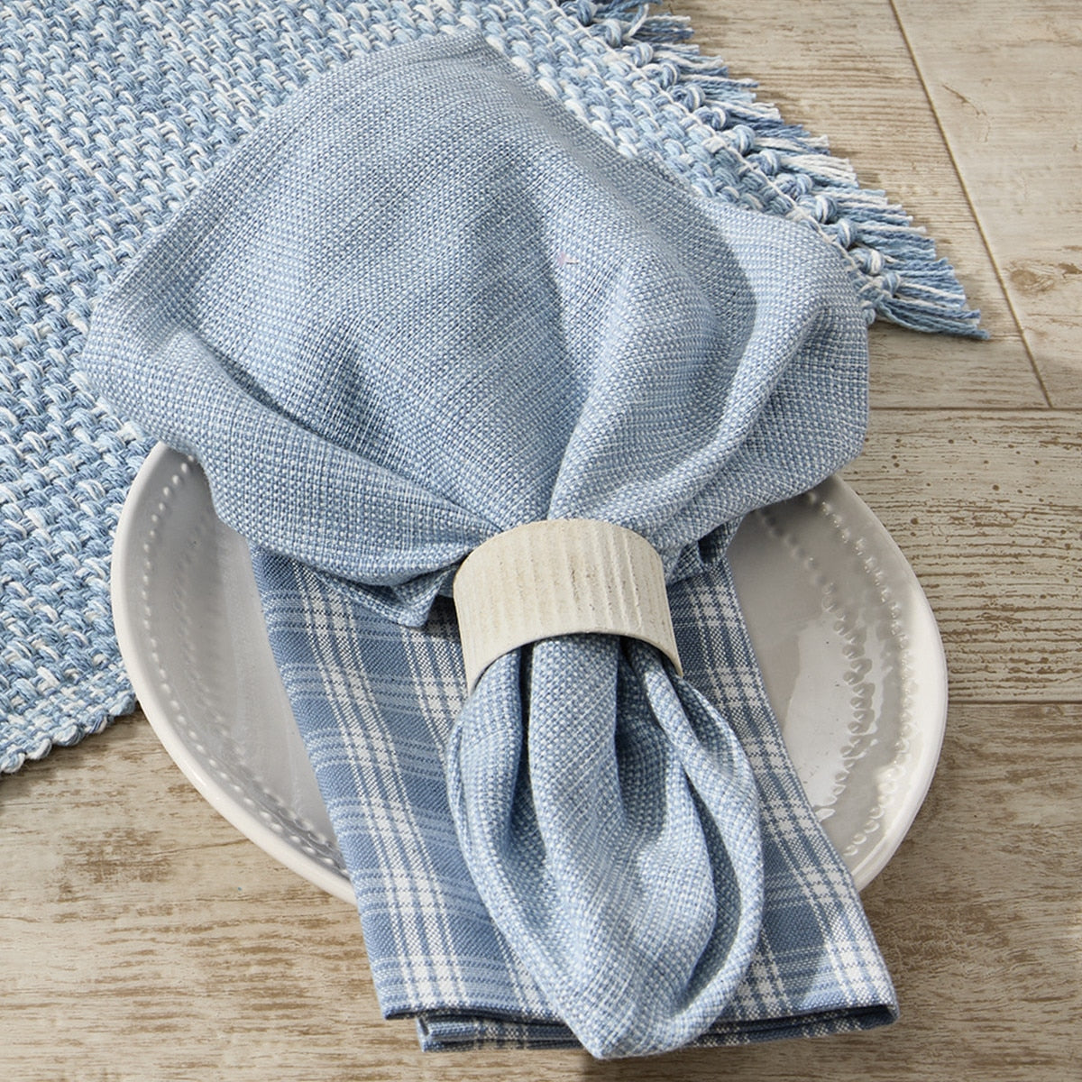 Park Designs Basketweave Napkin - Dusk - Set of 12