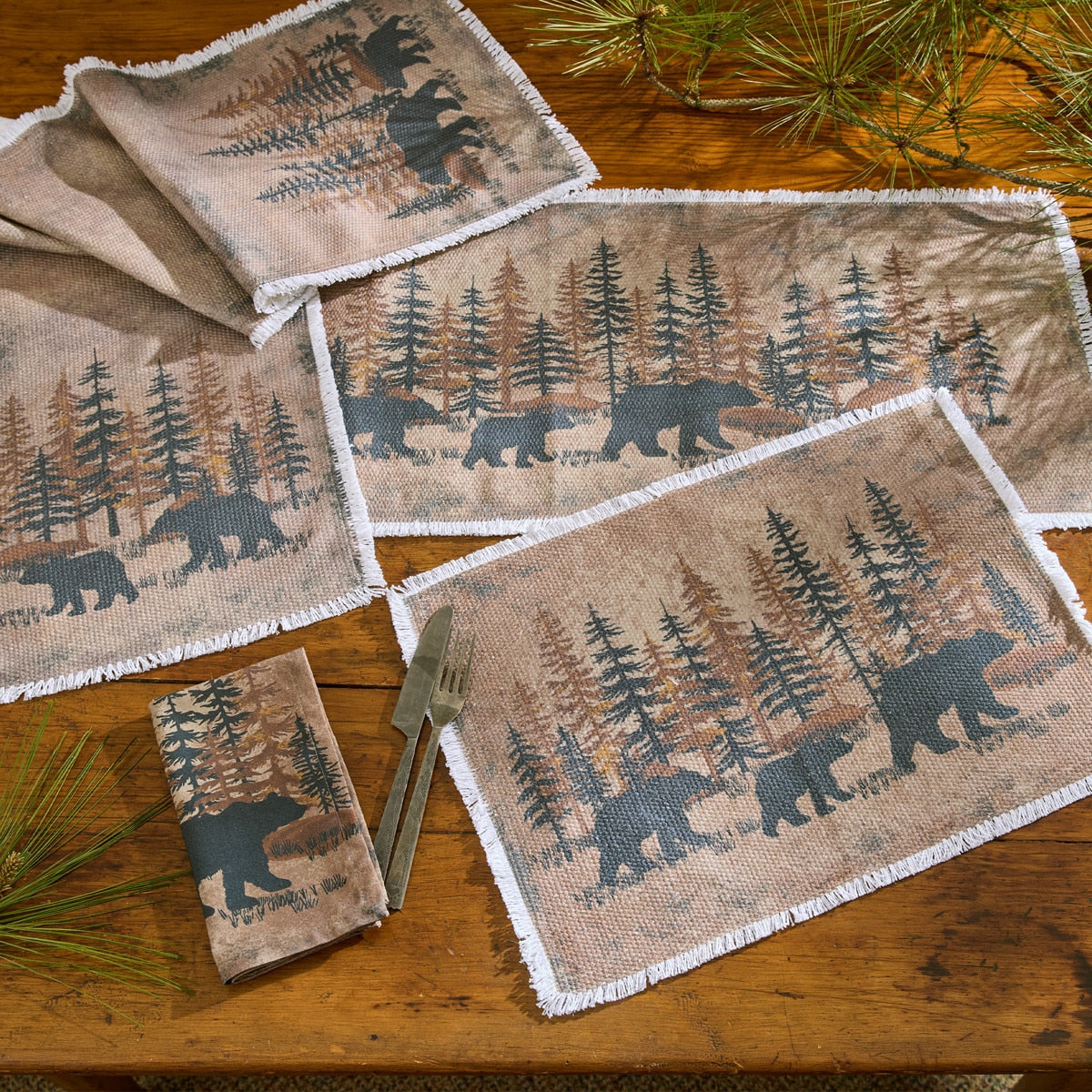 Park Designs Bear Walk Placemat - Set of 12