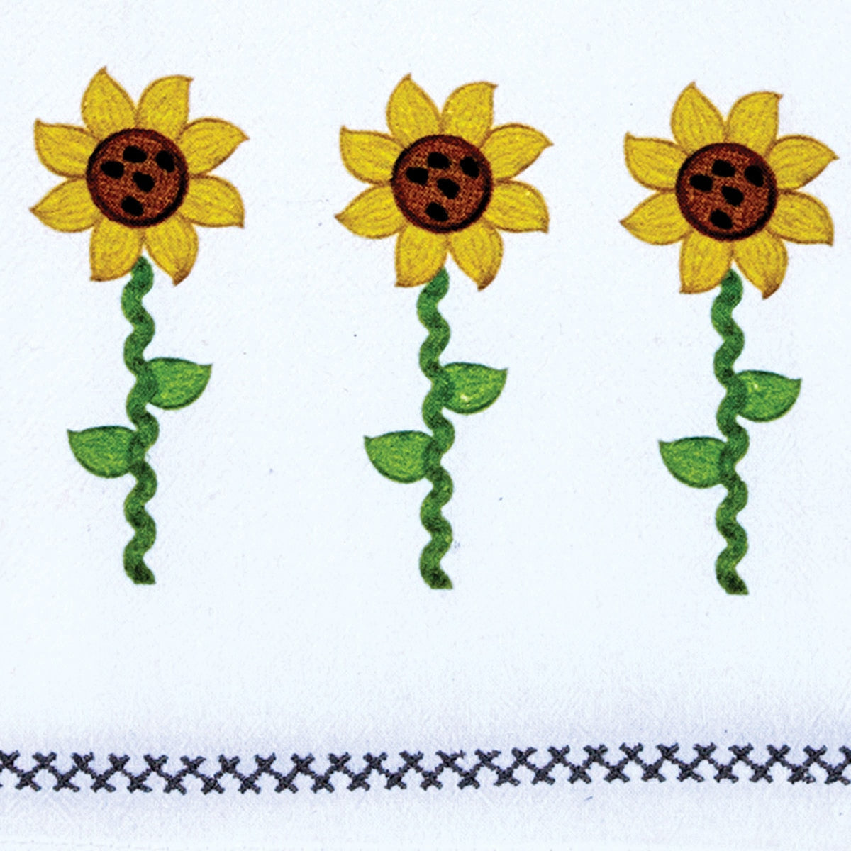 Park Designs Being Happy Dishtowel - Set of 6