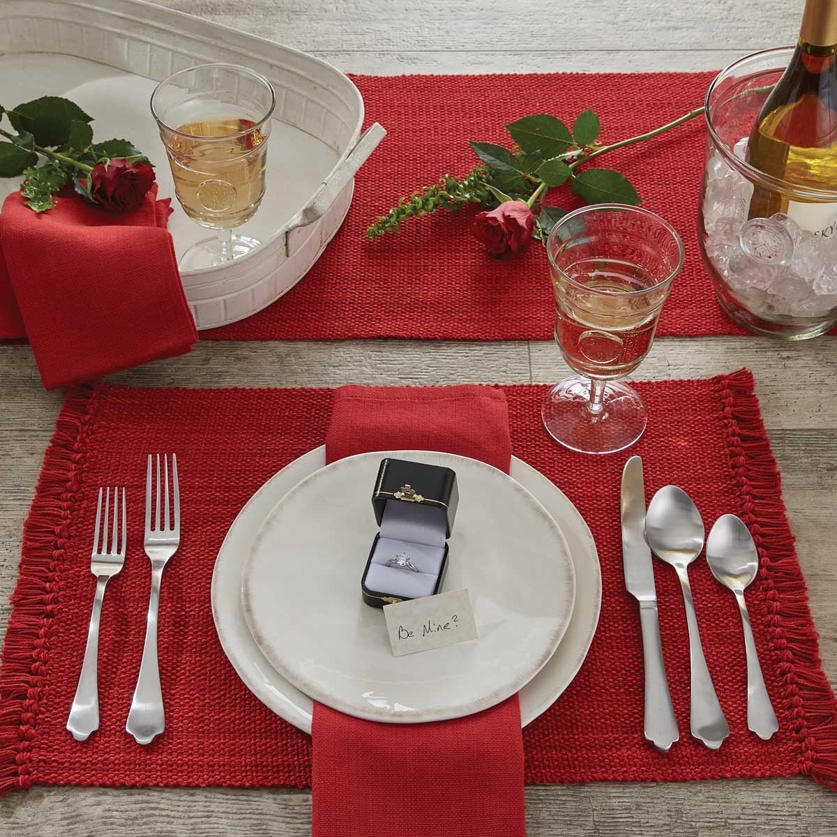 Park Designs Casual Classics Placemat Red - Set of 4