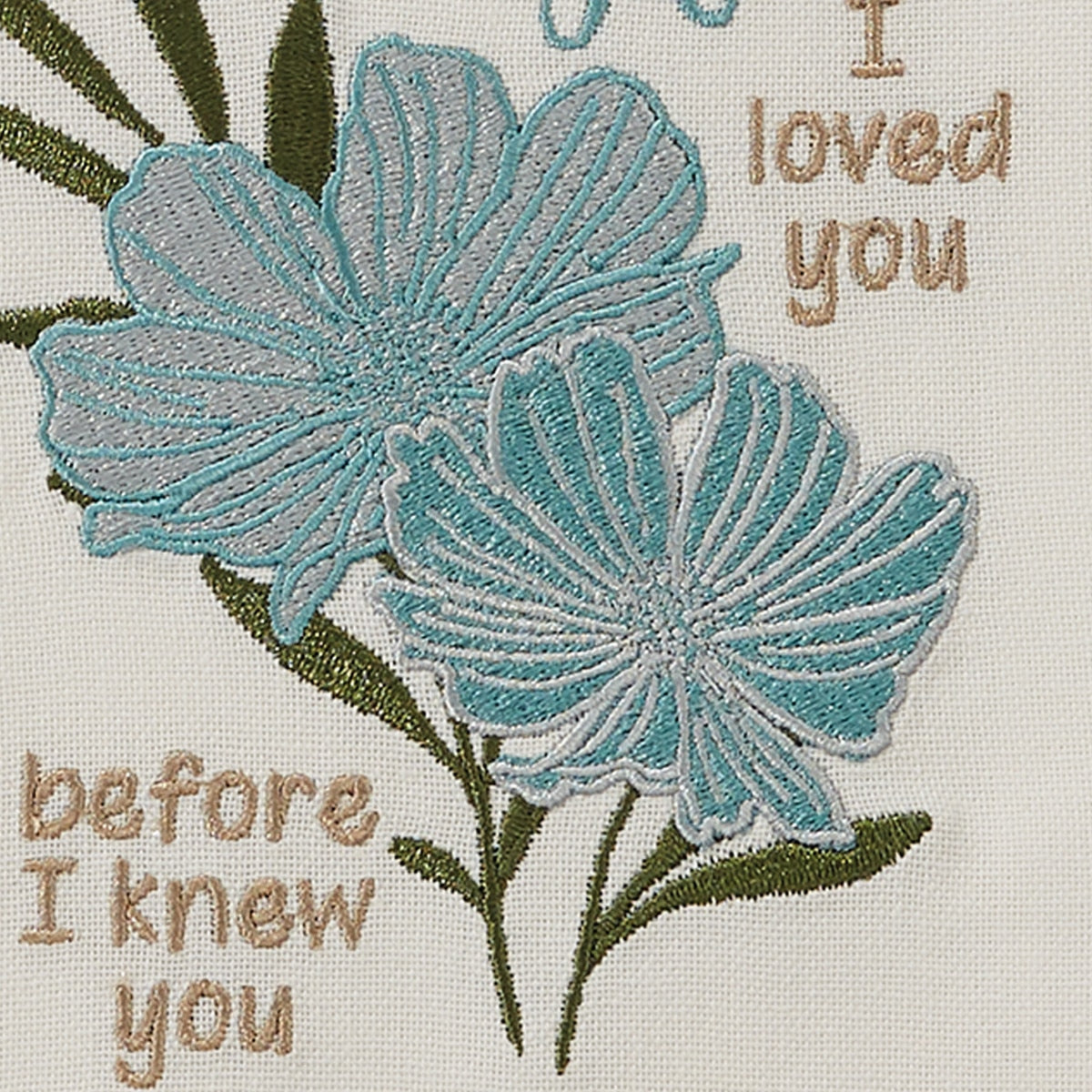 Park Designs Daughter I Loved You Embroidered Dishtowel - Set of 6