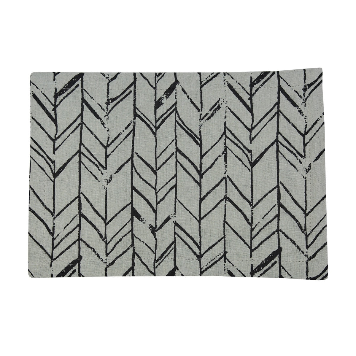 Park Designs Distressed Herringbone Jacquard Placemat - Set of 12