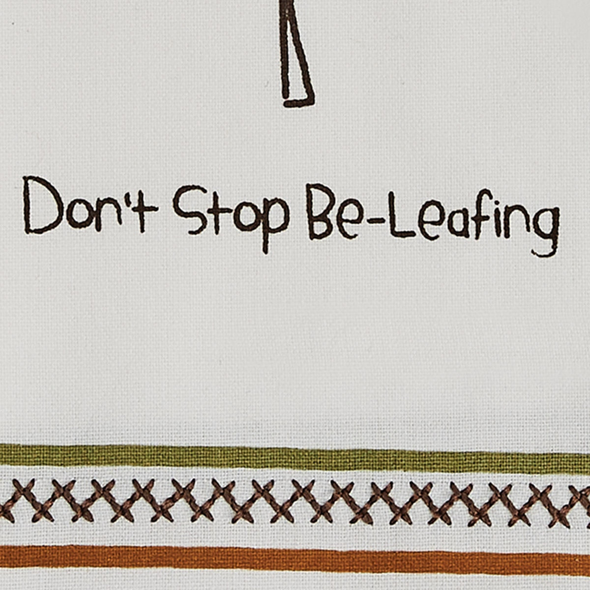 Park Designs Don'T Stop Beleafing Decorative Dishtowel - Set of 2