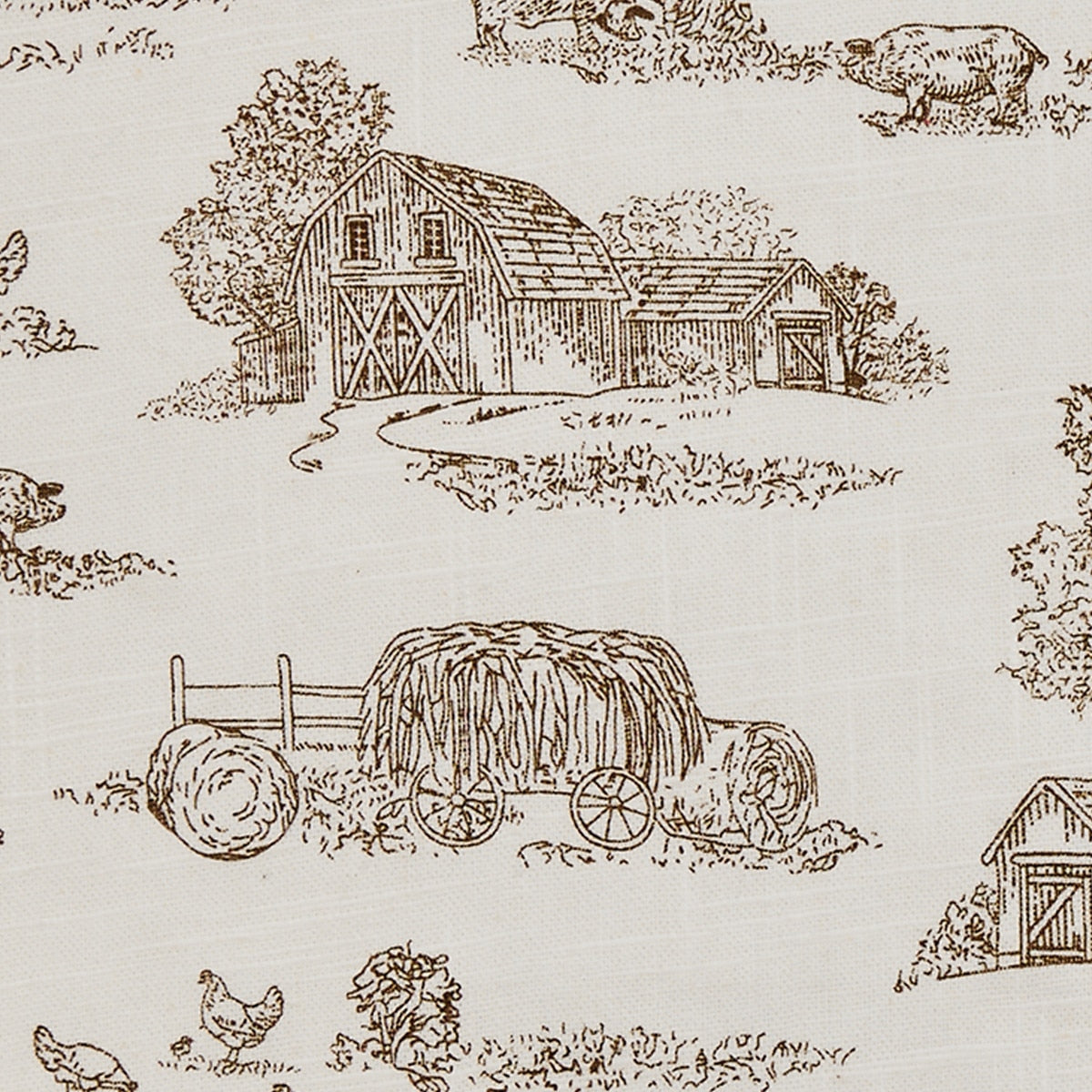 Park Designs Down On The Farm Toile Placemat - Set of 12