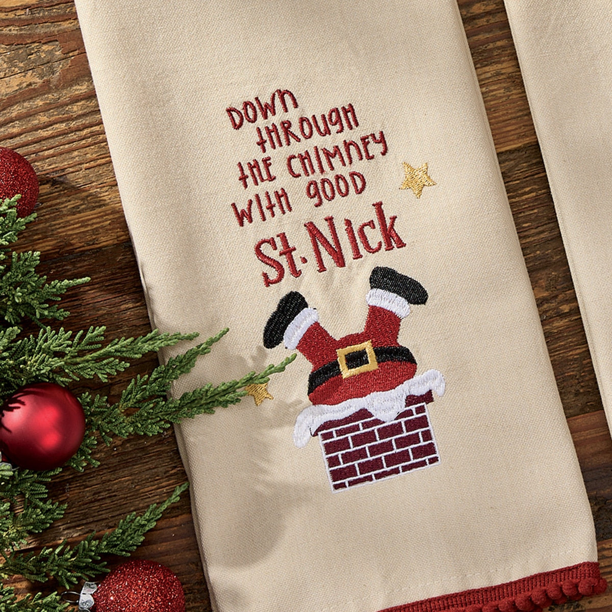 Park Designs Down Through Chimney Dishtowel - Set of 6