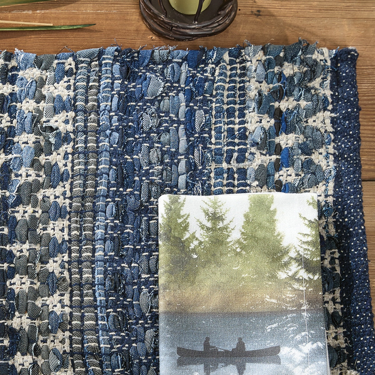 Park Designs Dressed Up Denim Placemat - Set of 12