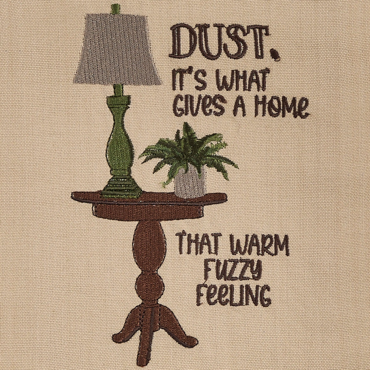 Park Designs Dust Embroidered Dishtowel - Set of 6