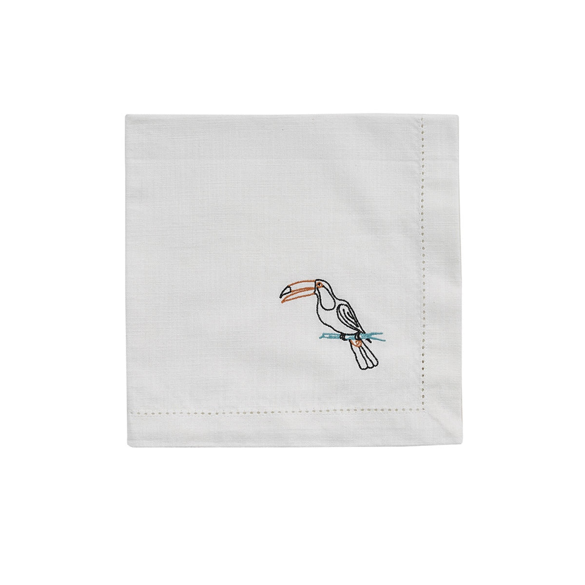 Park Designs Embroidered Toucan Napkin - Set of 12