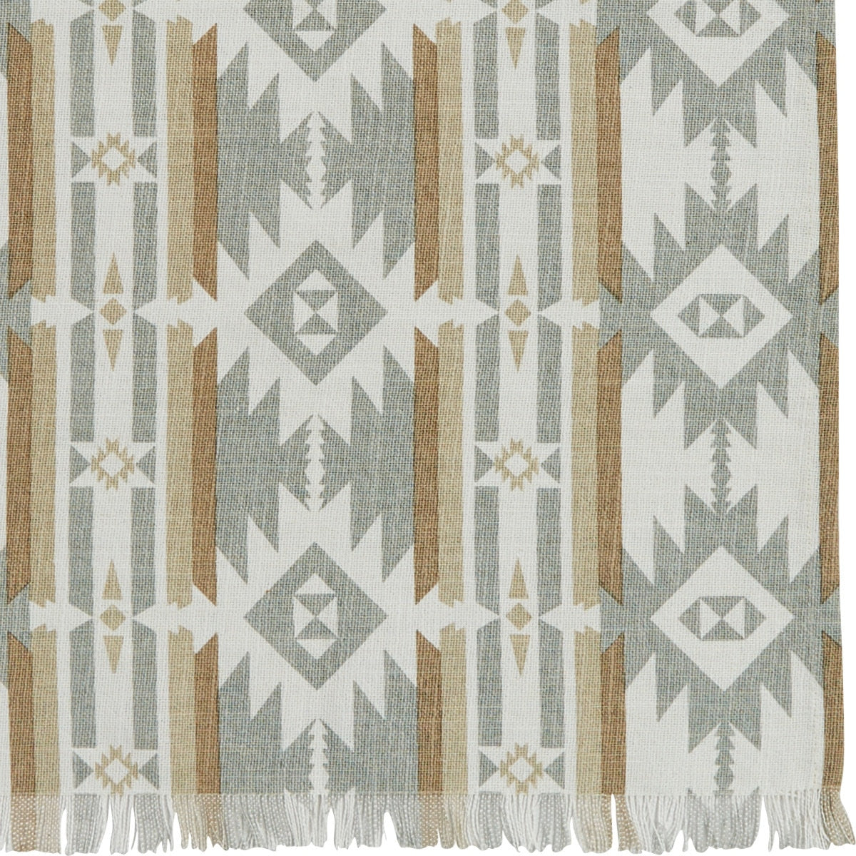 Park Designs Eva & Co Neutral Aztec Printed Dishtowel - Set of 6