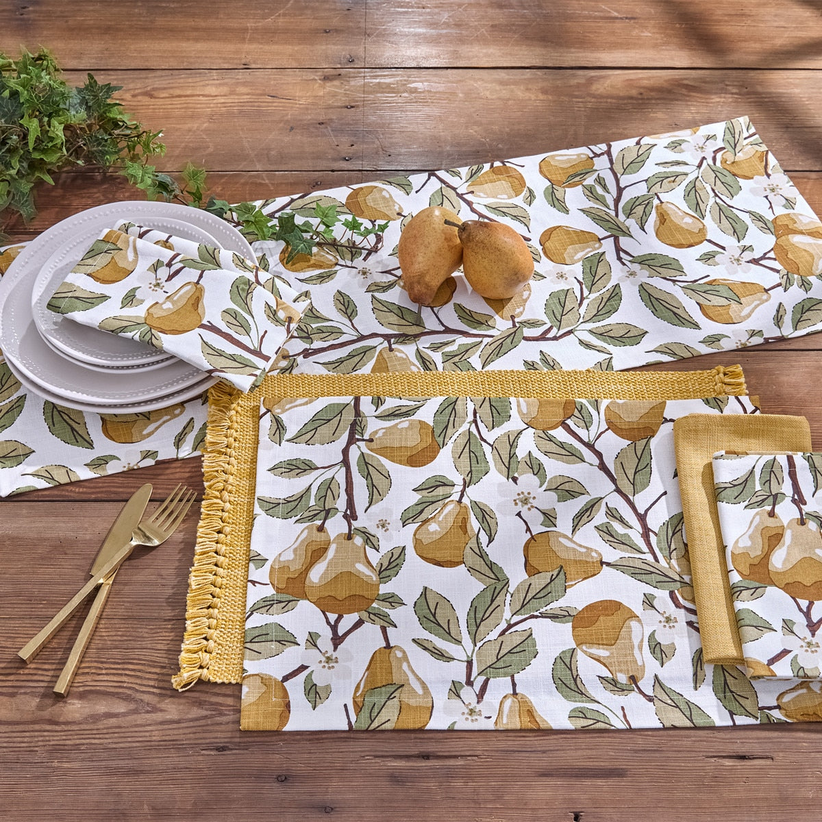 Park Designs Golden Pear Placemat - Set of 12