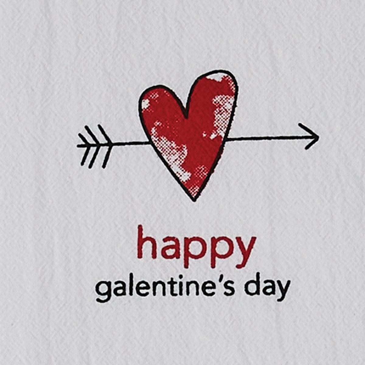 Park Designs Happy Galentine's Day Sentiment Dishtowel - Set of 2