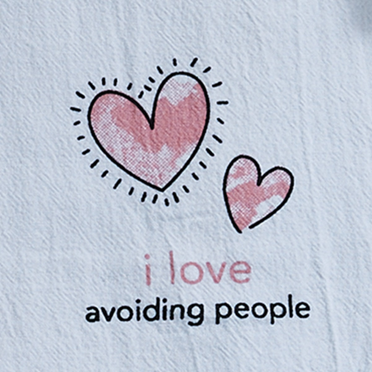 Park Designs I Love Avoiding People Sentiment Dishtowel - Set of 2
